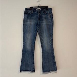size 14 denim blue jeans Boot cut